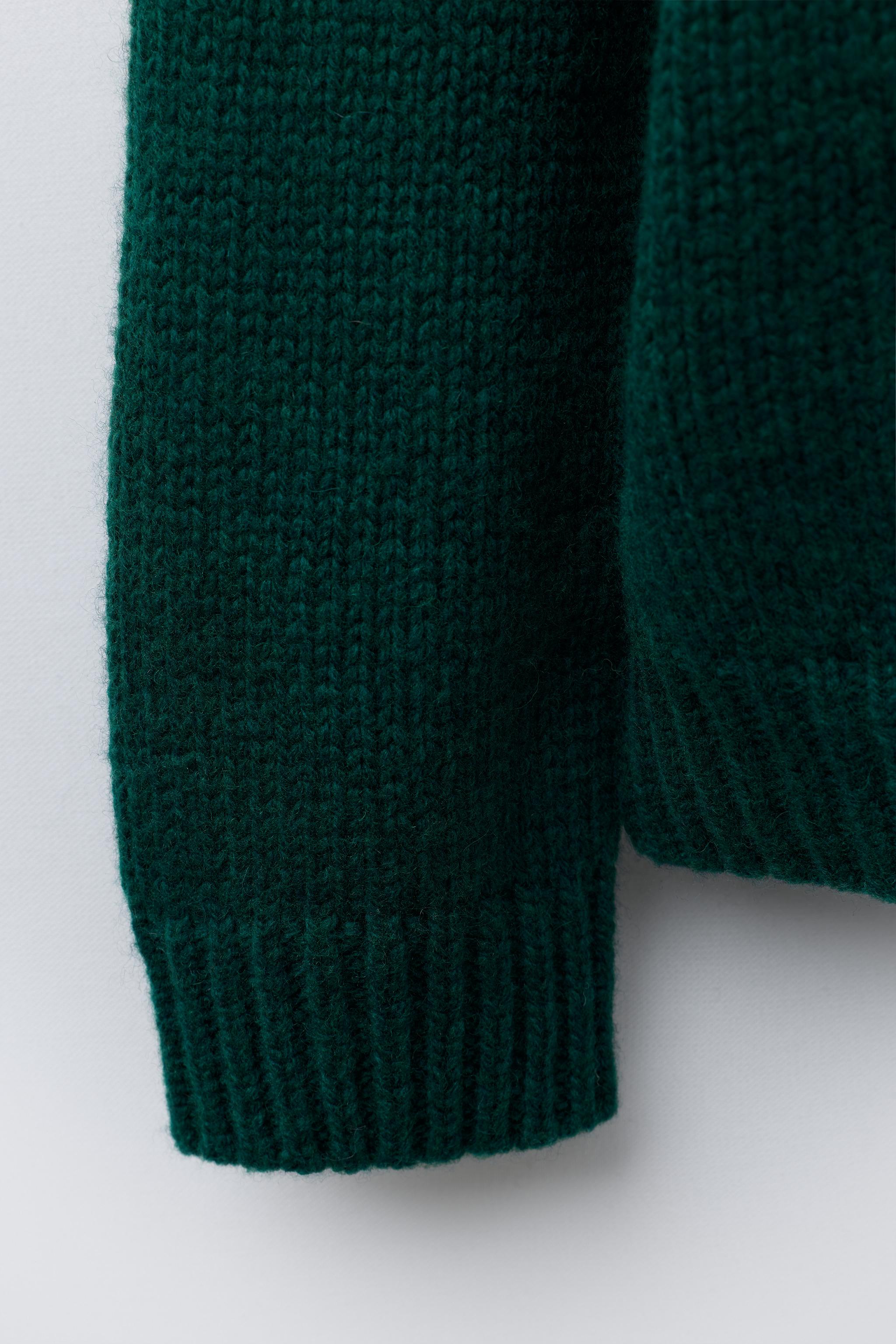 AGES 7-12/ WOOL KNIT JUMPER WITH EMBROIDERED BUNNY